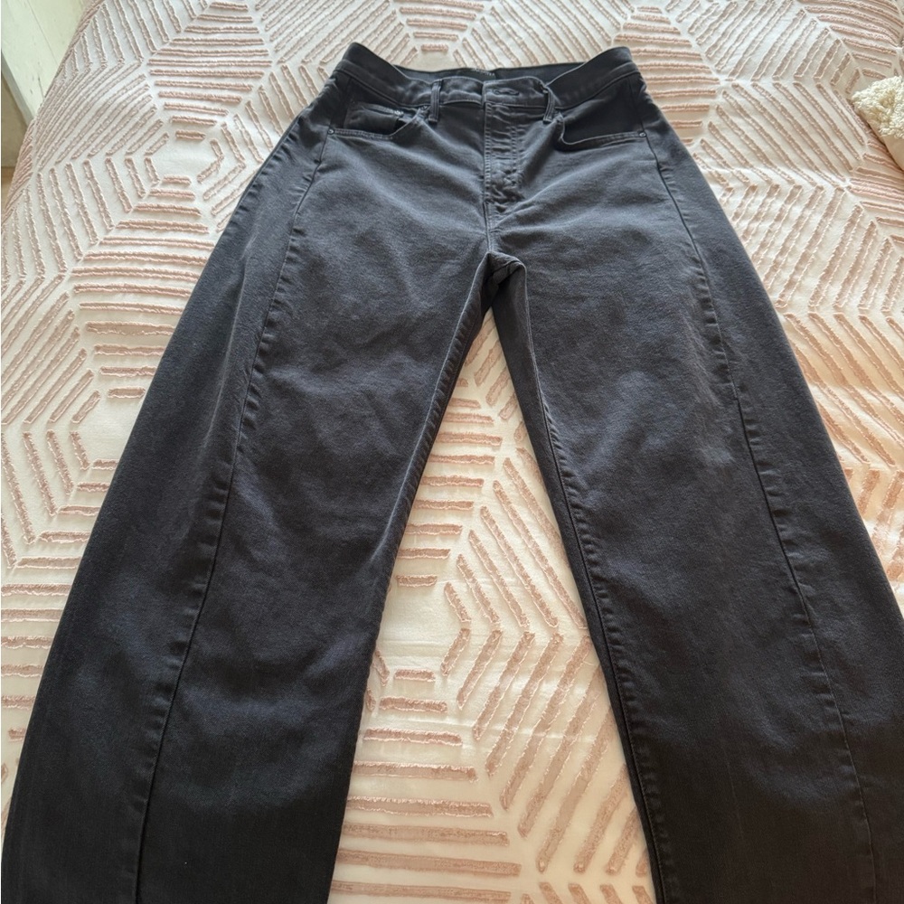 MOTHER Dark Grey Women's Barrel Jeans